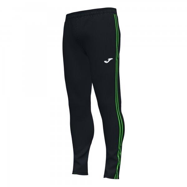  Pánské kalhoty Joma Classic Long Pants Black-Fluor Green