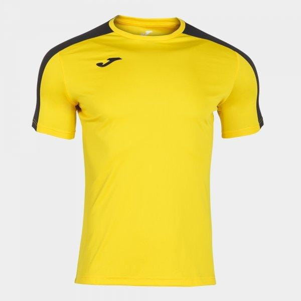  Pánske tričko Joma Academy T-Shirt Yellow-Black S/S