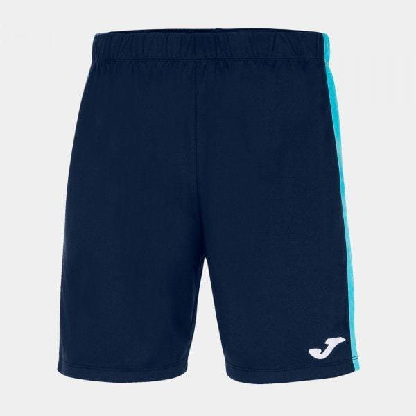  Pantalones cortos de hombre Joma Maxi Short Dark Navy-Fluor Turquoise