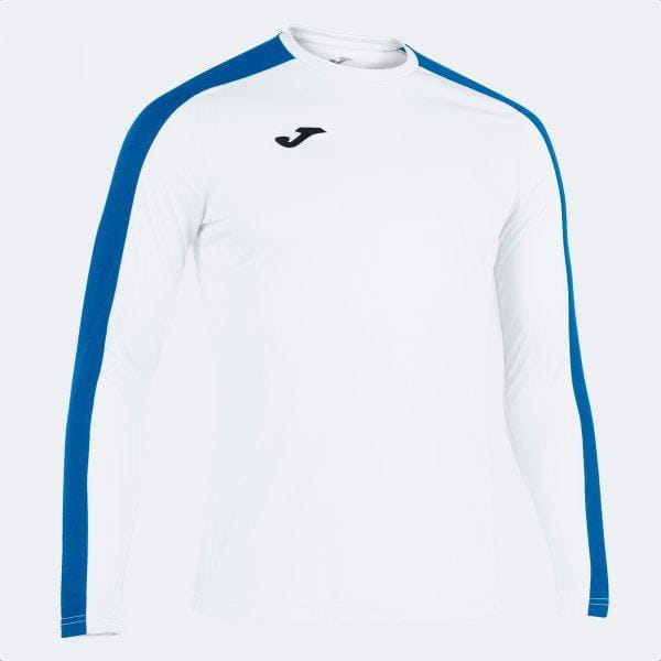  Herrenhemd Joma Academy T-Shirt White-Royal L/S