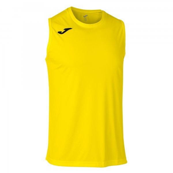  Férfi tank top Joma Combi Basket T-Shirt Yellow Sleeveless