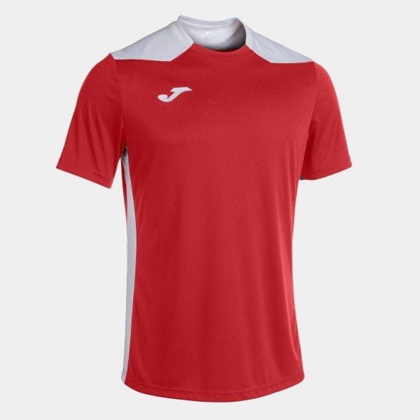  Pánské triko Joma Championship VI Short Sleeve T-Shirt Red White