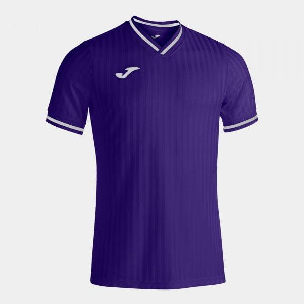  Férfi ing Joma Toletum III Short Sleeve T-Shirt Purple