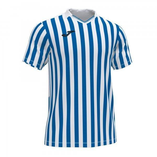  Pánske tričko Joma Copa II Short Sleeve T-Shirt White Royal