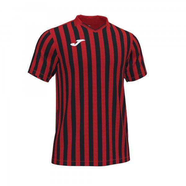  Herrenhemd Joma Copa II Short Sleeve T-Shirt Red Black