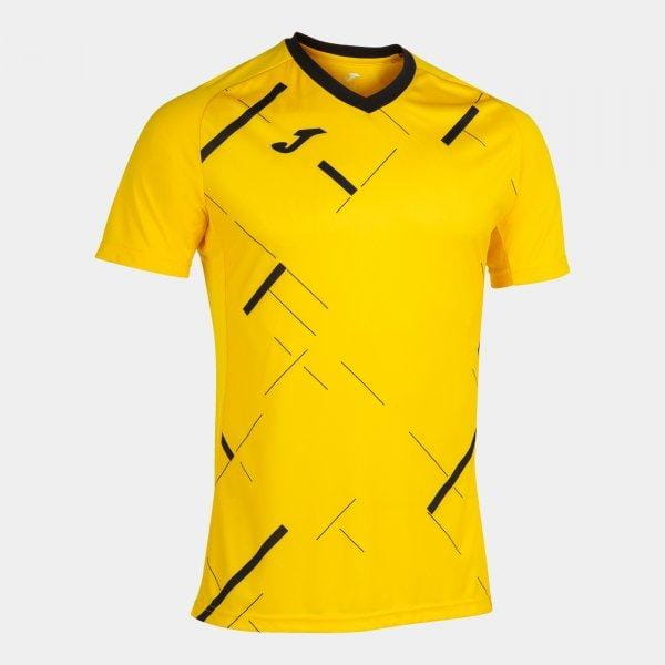  Koszula męska Joma Tiger III Short Sleeve T-Shirt Yellow Black