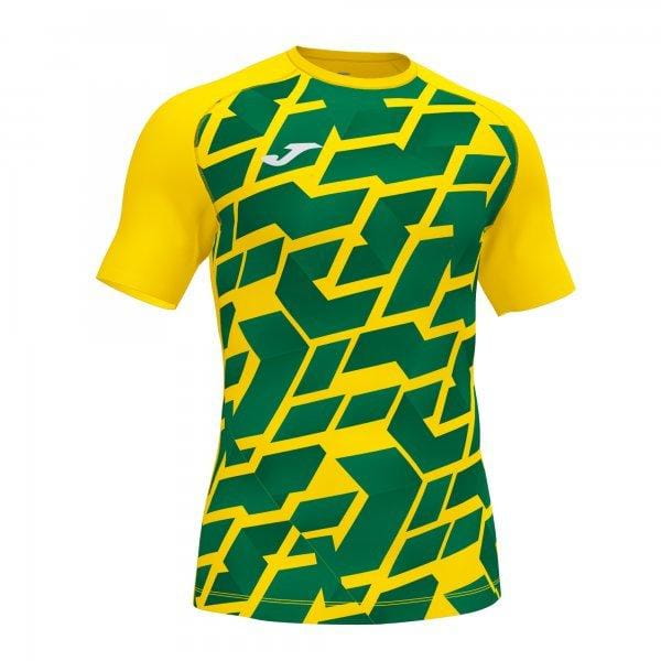  Pánské triko Joma Myskin III Short Sleeve T-Shirt Yellow Green