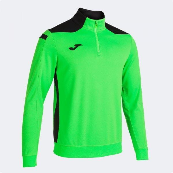  Pánska mikina Joma Championship VI Sweatshirt Fluor Green Black
