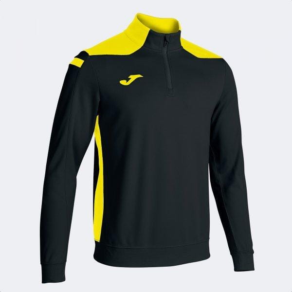  Pánska mikina Joma Championship VI Sweatshirt Black Yellow