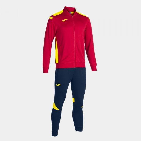 Trainingsanzug für Jungen Joma Championship VI Tracksuit Red Yellow Navy