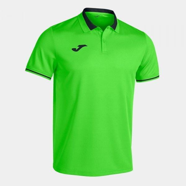  Pánské triko Joma Championship VI Short Sleeve Polo Fluor Green Black