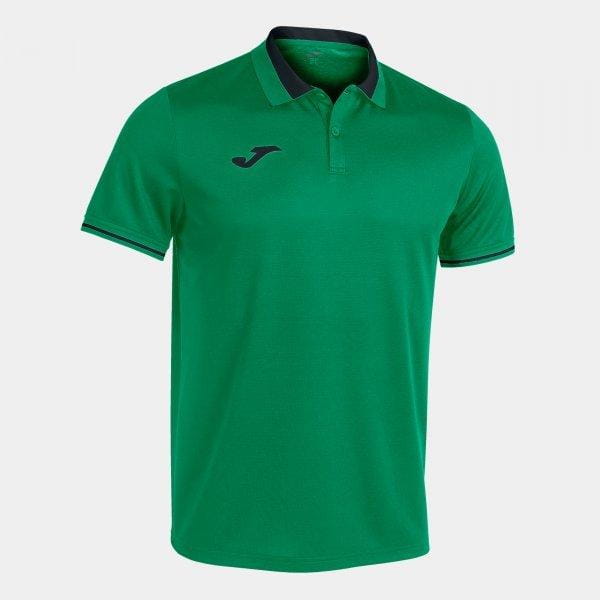  Pánske tričko Joma Championship VI Short Sleeve Polo Green Black