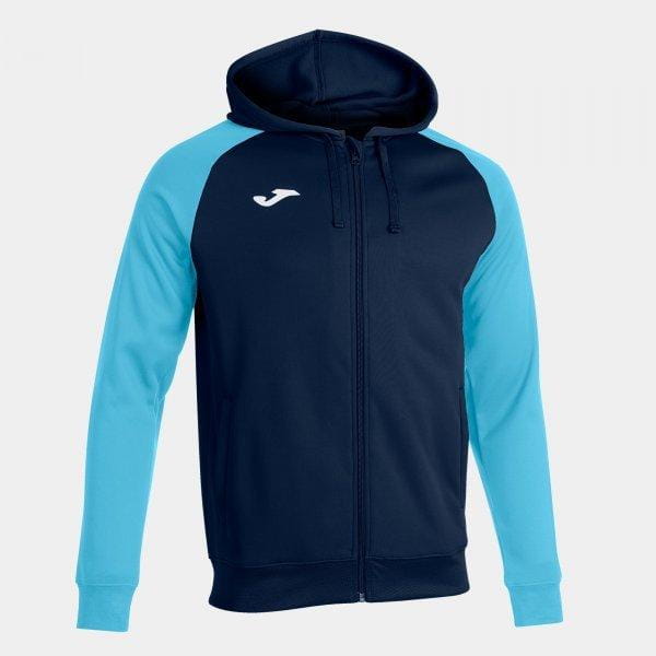  Sweat-shirt pour homme Joma Academy IV Zip-Up Hoodie Navy Fluor Turquoise