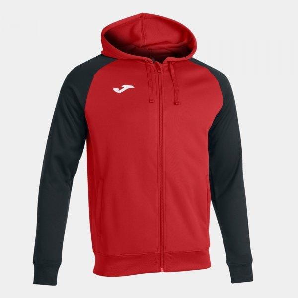  Sweat-shirt pour homme Joma Academy IV Zip-Up Hoodie Red Black