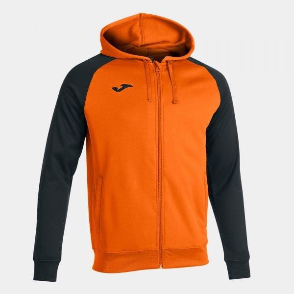  Sweat-shirt pour homme Joma Academy IV Zip-Up Hoodie Orange Black