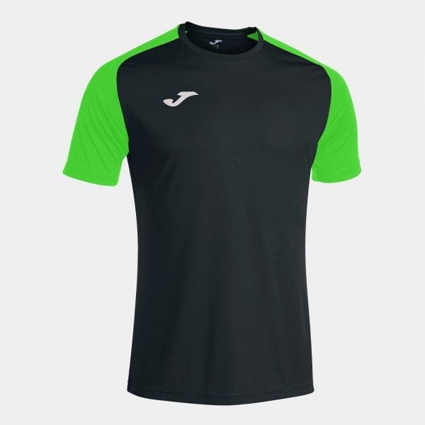  Pánské triko Joma Academy IV Short Sleeve T-Shirt Black Fluor Green