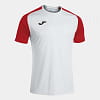 Joma Academy IV Short Sleeve T-Shirt White Red XL