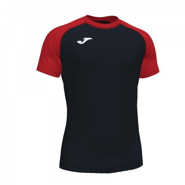  Herrenhemd Joma Teamwork Short Sleeve T-Shirt Black Red