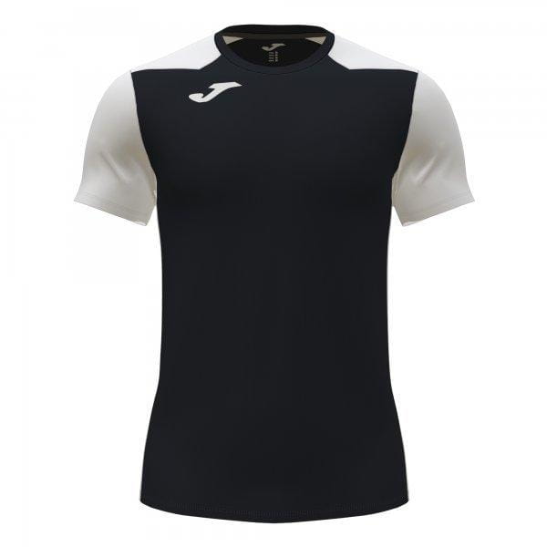  Pánske tričko Joma Record II Short Sleeve T-Shirt Black White