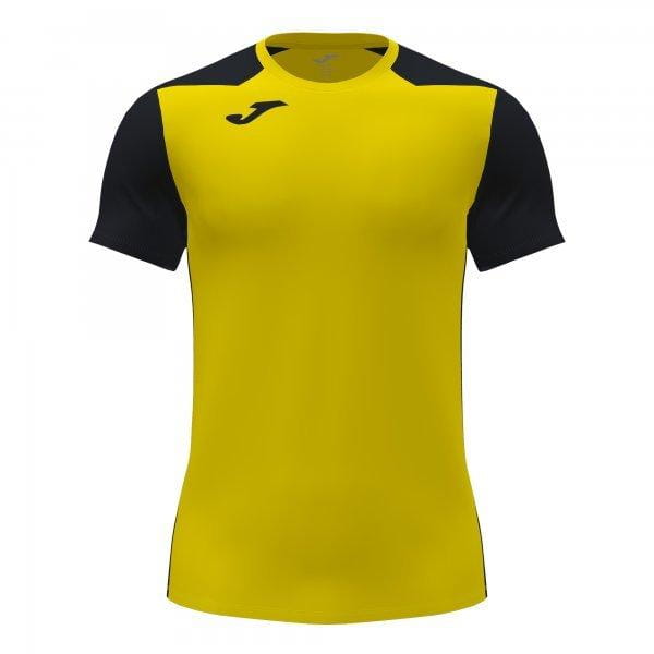  Pánské triko Joma Record II Short Sleeve T-Shirt Yellow Black