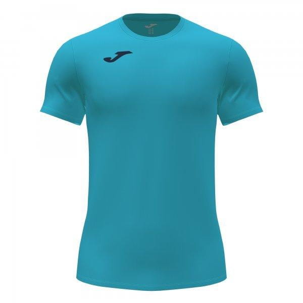  Pánské triko Joma Record II Short Sleeve T-Shirt Fluor Turquoise