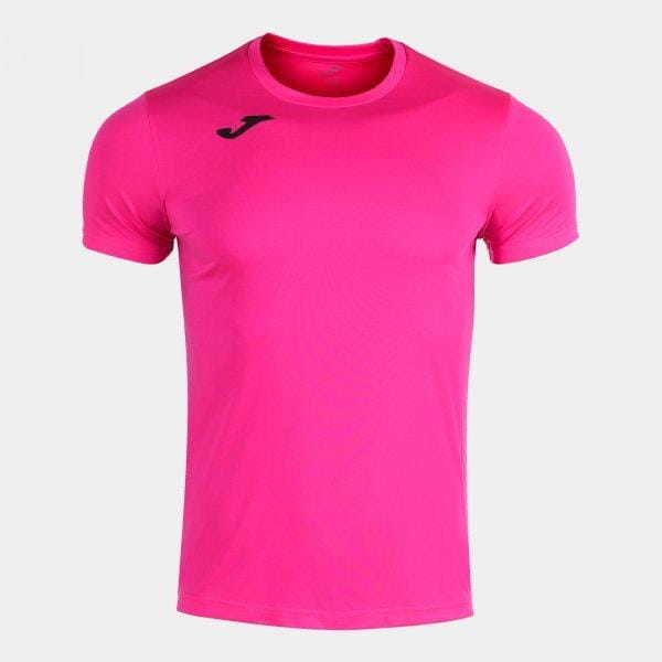  Pánské triko Joma Record II Short Sleeve T-Shirt Fluor Pink