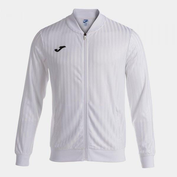 Pánská mikina Joma Open III Full Zip Sweatshirt White