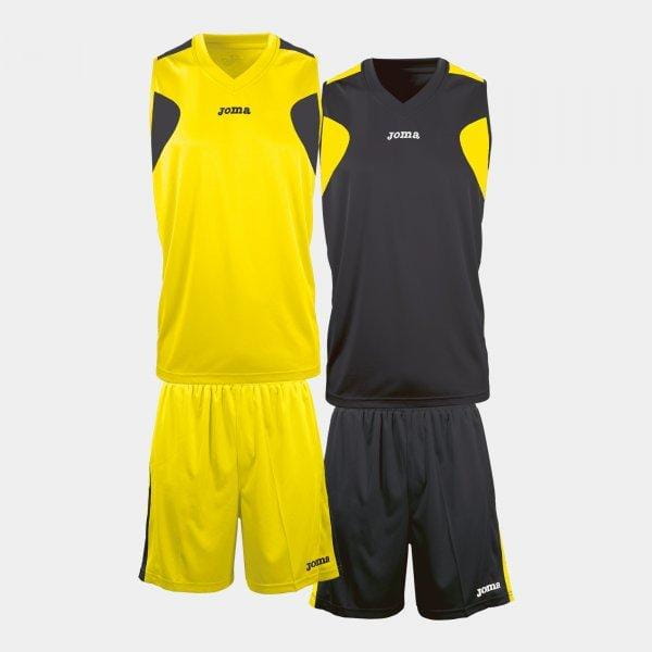  Unisex-Basketball-Set Joma Set Basket Reversible Yellow-Black