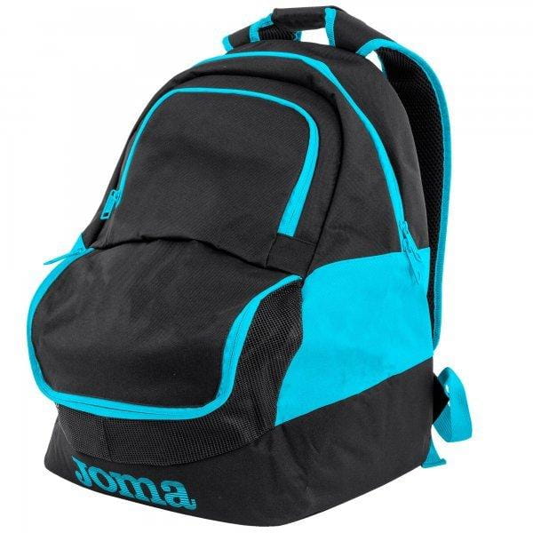  Batoh na školenie Joma Backpack Diamond II Black-Fluor Turquoise