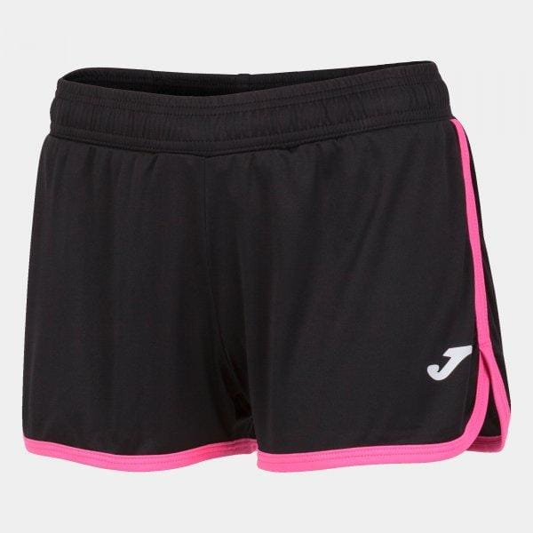  Szorty damskie Joma Levante Short Black Fluor Pink
