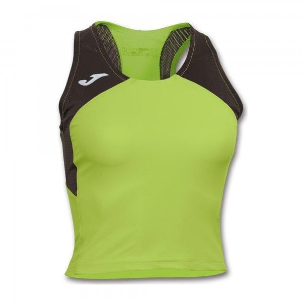 Tanktop für Mädchen Joma T-Shirt Record Woman Green-Black Sleeveless