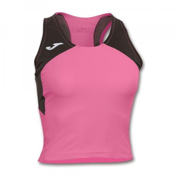  Tanktop für Mädchen Joma T-Shirt Record Woman Pink-Black Sleeveless