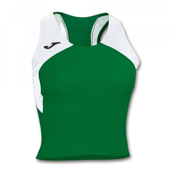  Tanktop für Mädchen Joma T-Shirt Record Woman Green-White Sleeveless