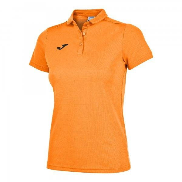  Maglietta da donna Joma Hobby Women Polo Shirt Orange Fluor S/S