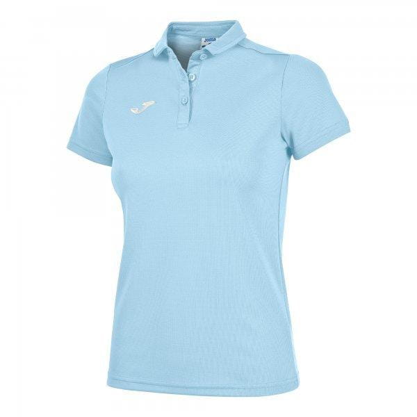  Maglietta da donna Joma Hobby Women Polo Shirt Sky Blue S/S
