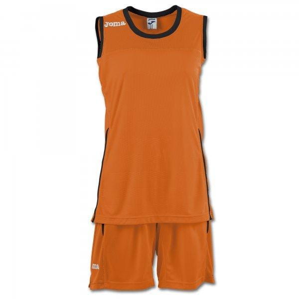  Dívčí basketbalový set Joma Set Space II Woman Orange Sleeveless
