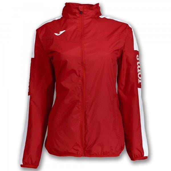  Jachetă pentru femei Joma Rainjacket Championship IV Red-White Woman