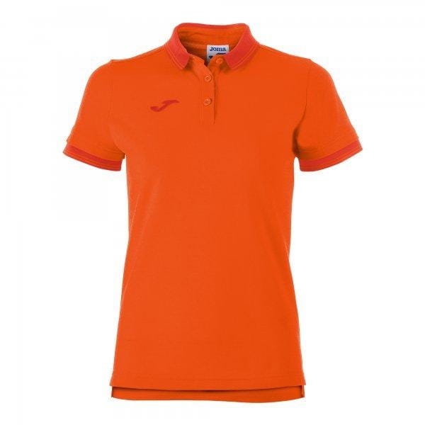  Dámské triko Joma Polo Shirt Bali II Orange Woman S/S