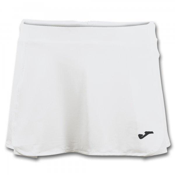  Dámska tenisová sukňa Joma Open II White Tennis Skirt