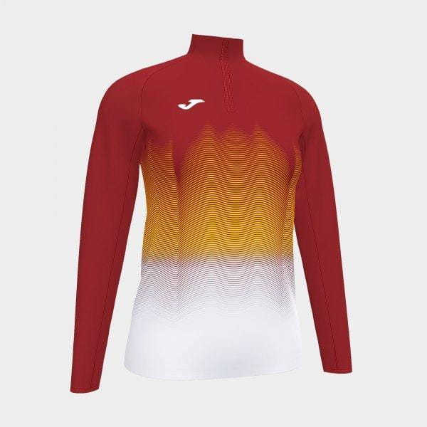  Sweat-shirt pour femme Joma Elite VII Sweatshirt Red-White-Yellow