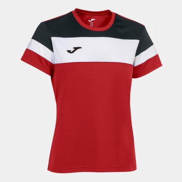  Frauen-T-Shirt Joma Crew IV T-Shirt Red-Black S/S