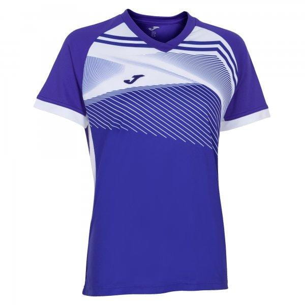  Frauen-T-Shirt Joma Supernova II T-Shirt Purple-White S/S