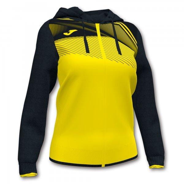  Jacke für Frauen Joma Supernova II Hoodie Jacket Yellow-Black