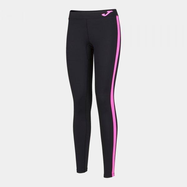  Dámské kalhoty Joma Ascona Long Tight Black-Fluor Pink