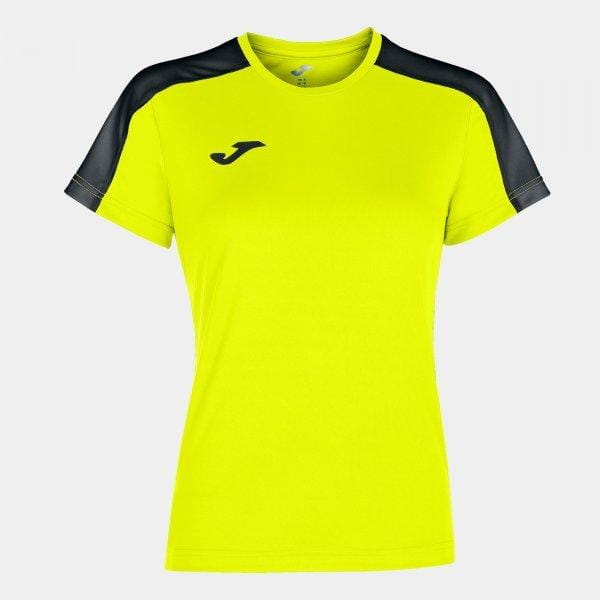  Dámske tričko Joma Academy T-Shirt Fluor Yellow-Black S/S