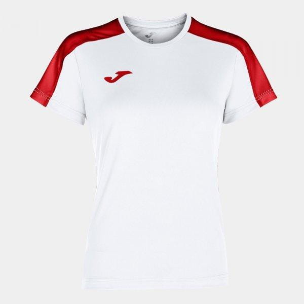  Dámske tričko Joma Academy Short Sleeve T-Shirt White Red