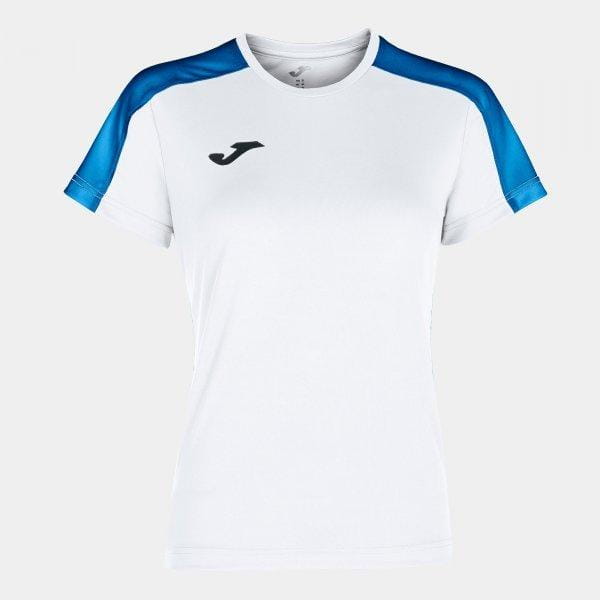  Dámské triko Joma Academy T-Shirt White-Royal S/S
