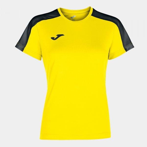  Dámské triko Joma Academy T-Shirt Yellow-Black S/S