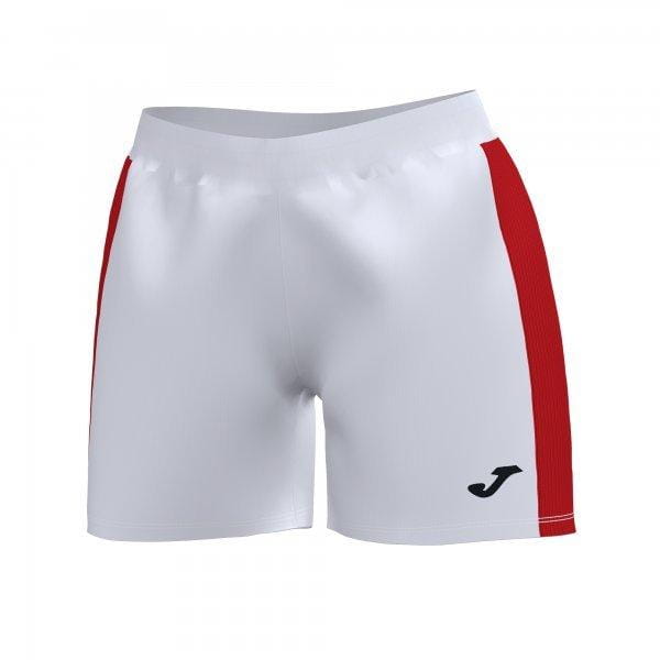  Shorts für Frauen Joma Maxi Short White Red
