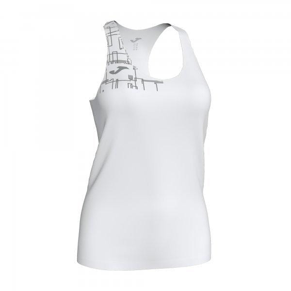  Camiseta de tirantes para mujer Joma Elite VIII Tank Top White